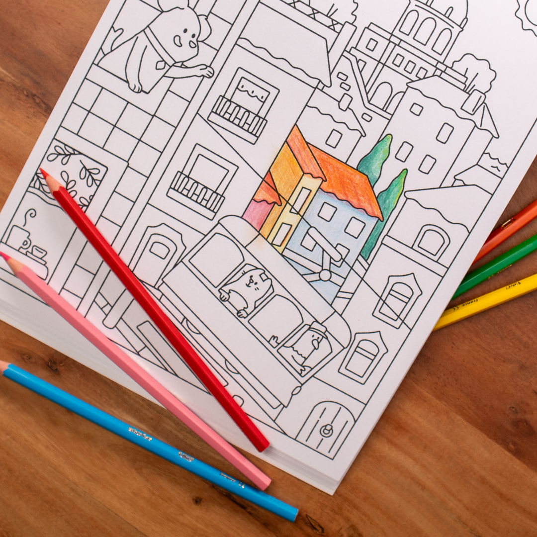 Colouring book • Europe City Trip • Vol 1