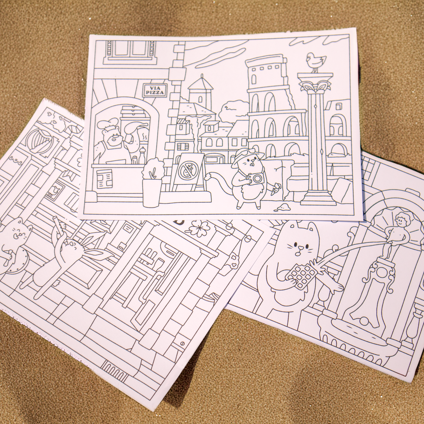 Colouring book • Europe City Trip • Vol 1