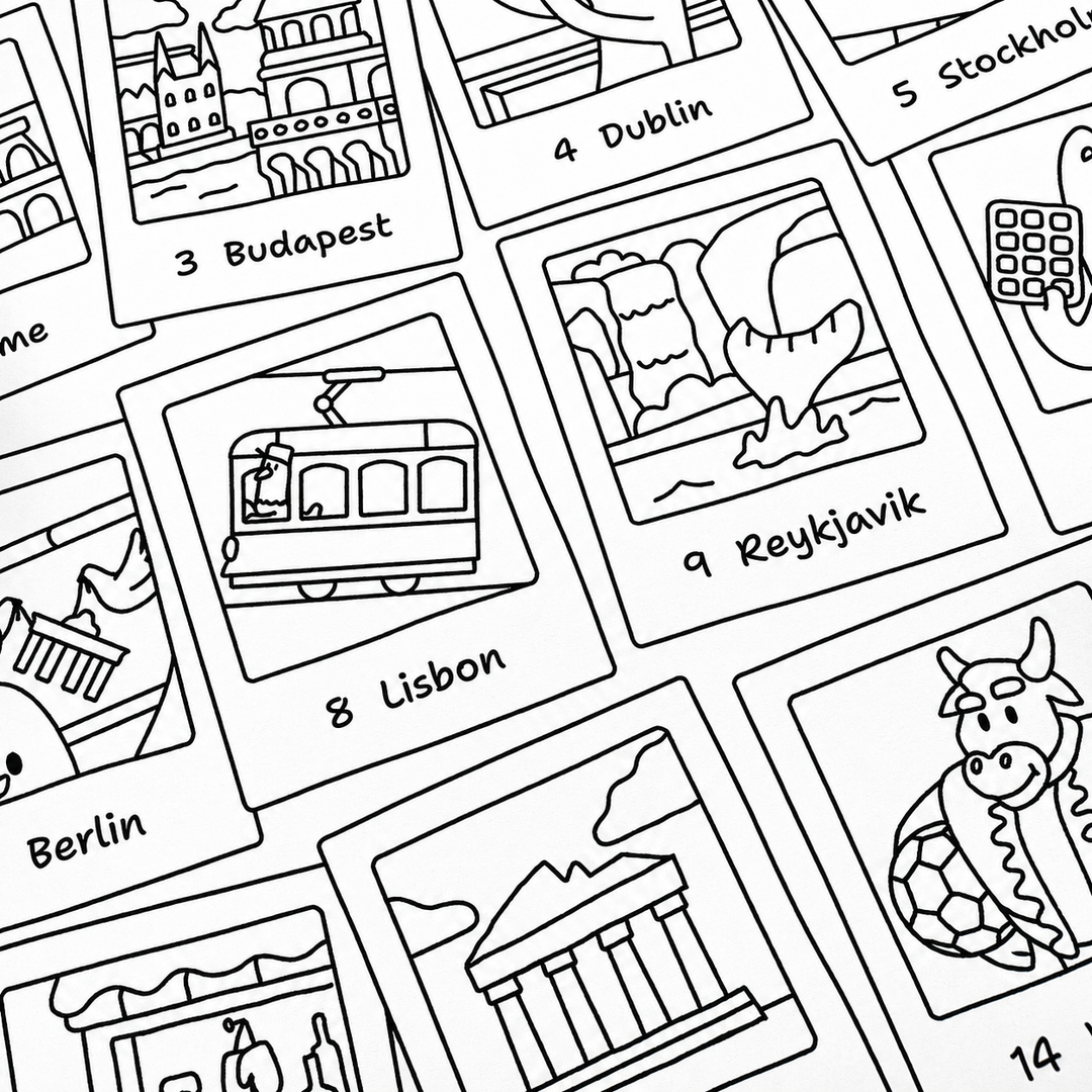 Lucky’s World | Europe City Trip Kleurboek